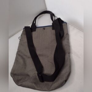 Rickshaw Bagworks Soho Tote Bag Gray Herringbone San Francisco USA S3